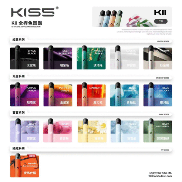 KIS5鎧斯特仕版 五代煙彈 3顆入/不通用一代🍭(滿五盒送一隻贈送版主機)